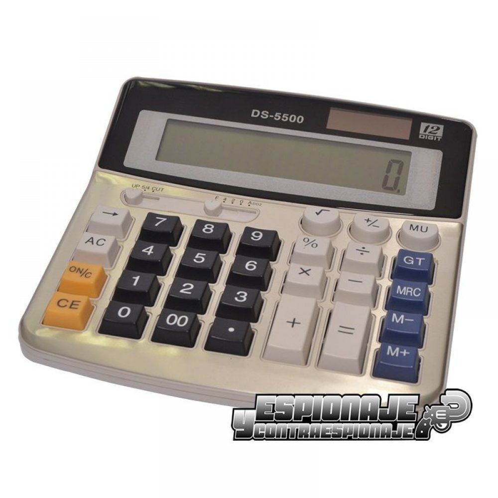 calculadora con micrófono gsm oculto