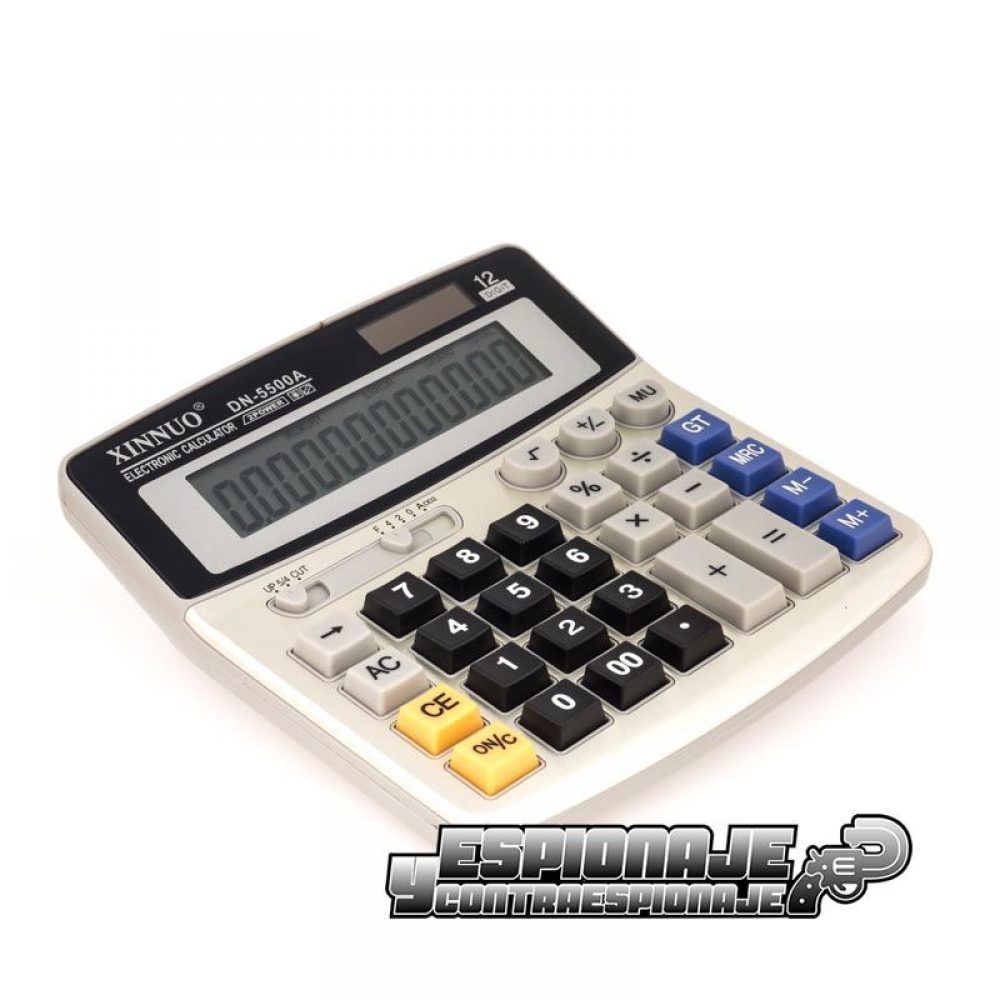 calculadora espía con cámara oculta