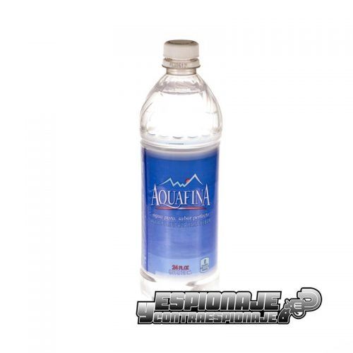 botella de agua ocultación