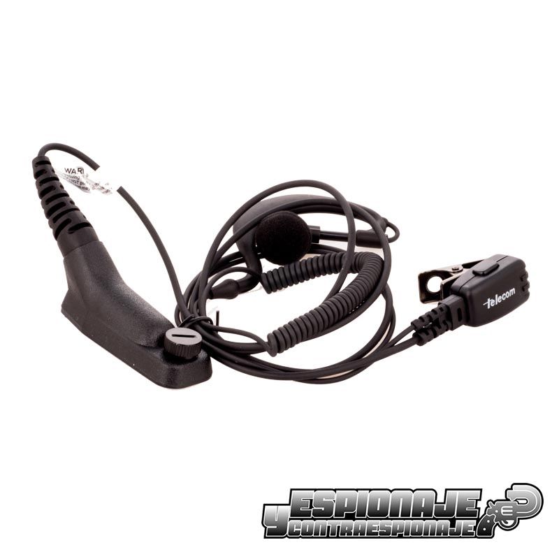 micrófono auricular telecom para motorola